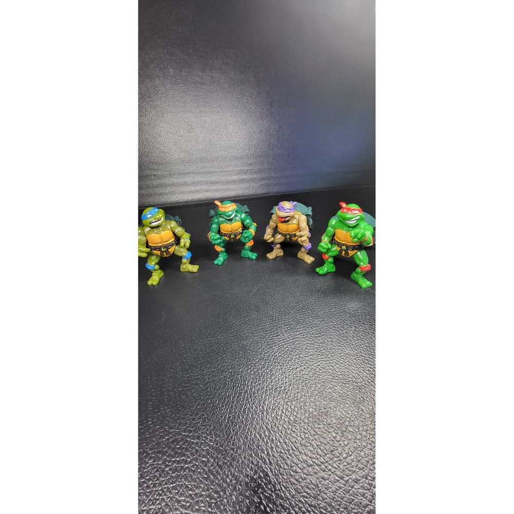 1991 TMNT Teenage Mutant Ninja Turtles City Sewer Shell Lot Of 4 , Complete
